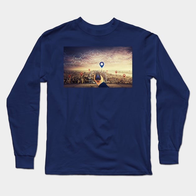 Searching for location Long Sleeve T-Shirt by 1STunningArt